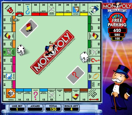 Monopoly Board Game. as with the oard game,