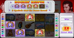 Elvis Multistrike Rockin respin bonus screen